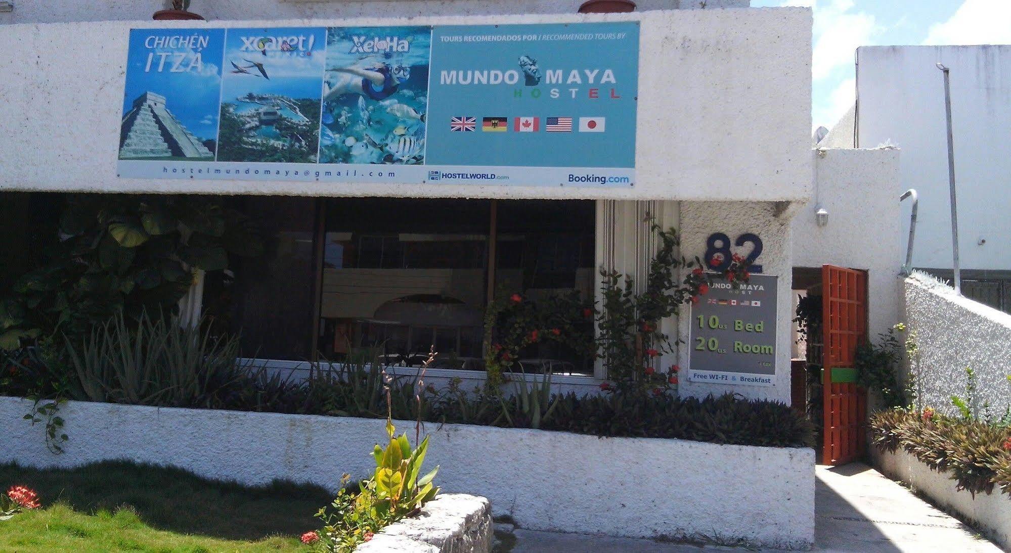 Hostel Mundo Maya Cancún Exterior foto